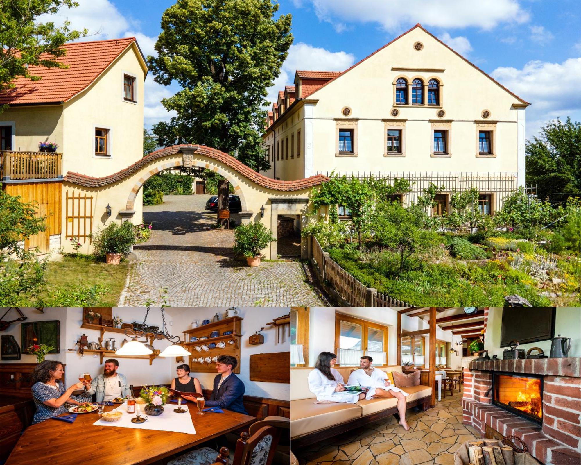 Landhotel Gut Wildberg Meißen Dış mekan fotoğraf